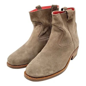La Botte Gardiane braune Wildleder Stiefeletten Frankreich Damen Größe 37 US 7 Cowboy - Bild 1 von 13