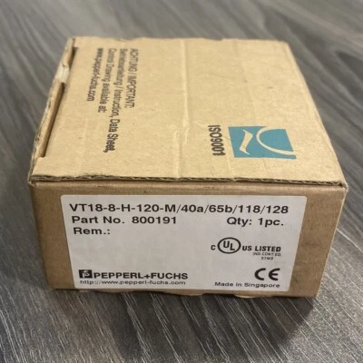Pepperl+Fuchs VT18-8-H-120-M/40a/65b/118/128 Photoelectric Sensor 800191 - USA - Image 1 of 4