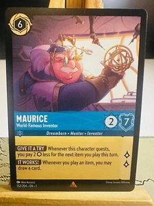 Maurice - World-Famous Inventor 157/204 [NM] [Rare] [The First Chapter] Lorcana - Picture 1 of 2
