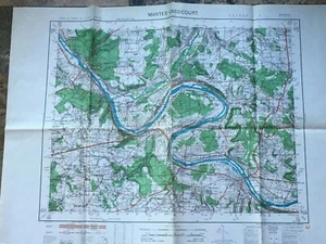 Corpo degli Ingegneri Esercito Mantes-Gassicourt 1° Edizione Mappa Settembre 1953 22*17 (29*22) - Foto 1 di 1