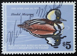 U.S. Used Stamp Scott #RW45 $5 Federal Duck Hunting. Very Fine. Choice! - Picture 1 of 2