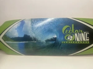 Sector Nine Longboard Skateboard 38"" x 9"" Ocean Wave Strand Design nur neues Deck - Bild 1 von 5