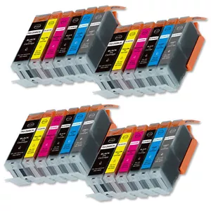 24 Stück Tintenpatrone für Canon Pixma PGI-250XL CLI-251XL iP8720 MG7520 MG7120 - Bild 1 von 1