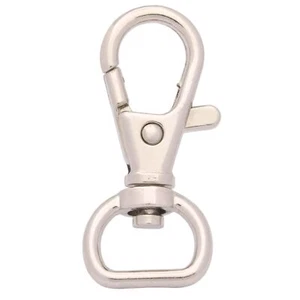 35pcs 0.5 Inches Swivel Eye Lobster Clasp Claw Trigger Bolt Snap Hook for Str... - Picture 1 of 5