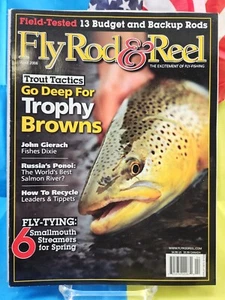 Fly Rod & Reel Magazine April 2008 Go Deep For Trophy Browns FREE SHIPPING!!! - Picture 1 of 3