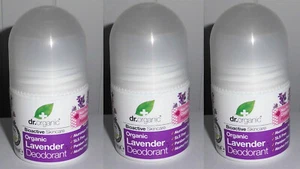 Dr Organic Roll-On Lavender Deodorant x3 - Picture 1 of 1