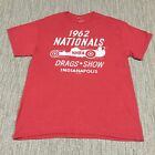 NHRA Shirt Mens Medium Red National Hot Rod Association Graphic Car Logo Racing