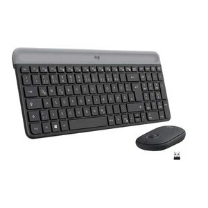 Logitech MK470 Slim Wireless Keyboard & Mouse Combo, QWERTZ German Layout - Blac - Picture 1 of 1