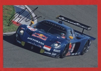 PHOTO cm 13x19 signed by Andrea Bertolini JMB MASERATI MC12 #15 FIA GT RAC 2005 - Immagine 1 di 2