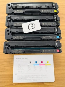 HP 3201, MFP 3301 NEW OEM STARTER TONER SET -- W2180A/W2181A/W2182A/W2183A - Picture 1 of 1