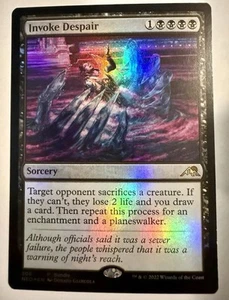 1x Invoke Despair (506) | FOIL Promo | Kamigawa Neon Dynasty | MTG Magic Cards - Picture 1 of 1