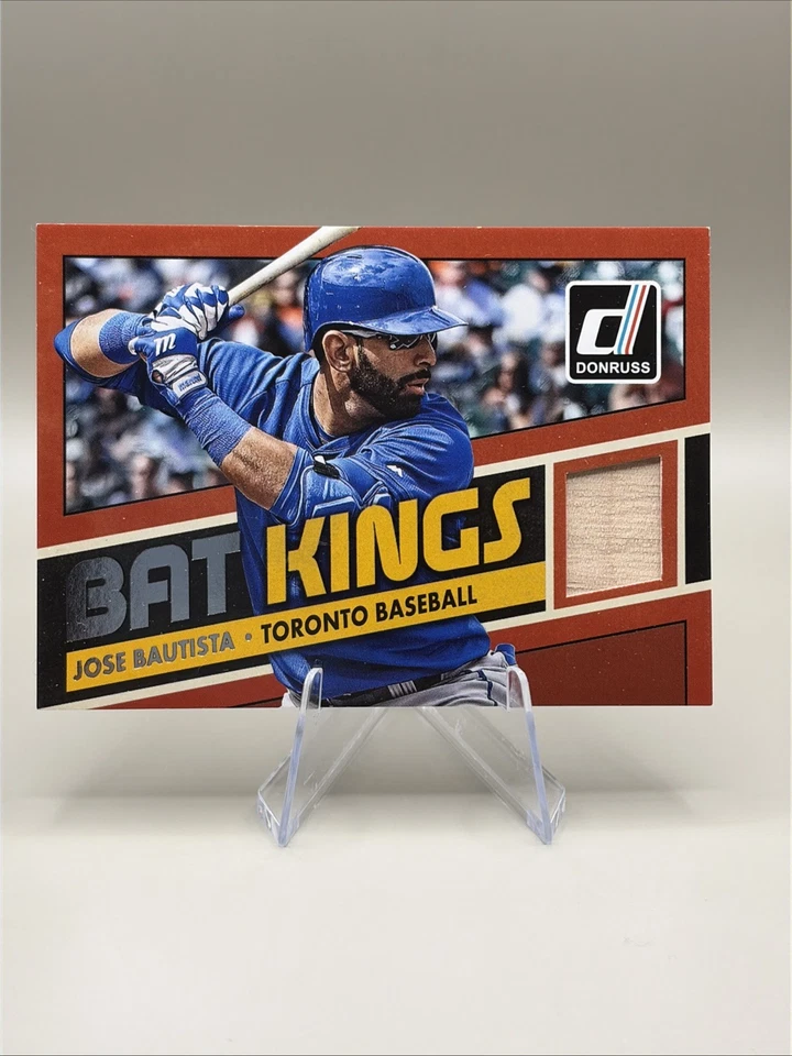 Donruss Bat Kings #15 Jose Bautista 2015 ~ Toronto Blue Jays Foto 1 de 2