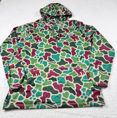 Magellan Hoodie Fishing Hunting Camo Fleece Lined Pullover size Large - Image 1 of 4