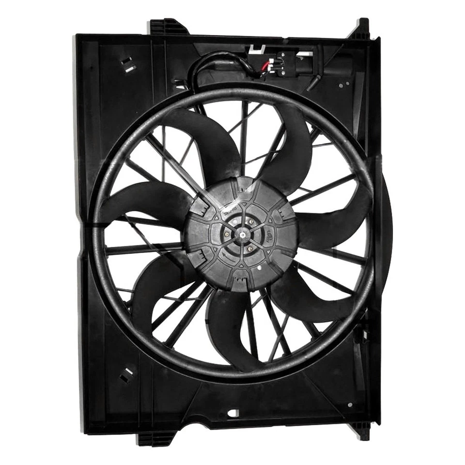 For Mercedes-Benz CLS550 2007-2011 TYC Dual Radiator & Condenser Fan Assembly Foto 1 de 1