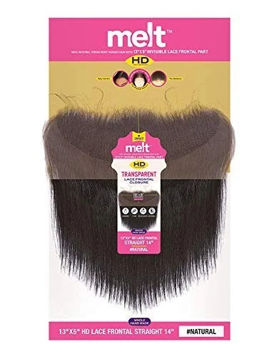 Janet Melt 100% Natural Virgen Remy Cabello 13X5 HD Encaje Cierre Frontal - RECTO Foto 1 de 3