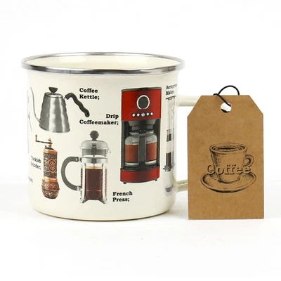 Caneca de café esmaltada Gift Republic - Caneca de café novidade - Imagem 1 de 3