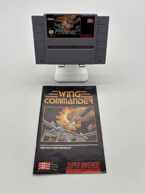 Super Nintendo (SNES) Game Wing Commander w/ Manual.  AUTHENTIC, TESTED, WORKS! - Image 1 of 2