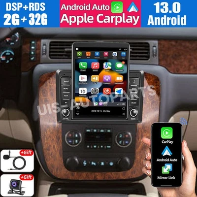 For Chevrolet Suburban 2007-2014 Android 13 CarPlay Car Radio Stereo GPS Player Foto 1 de 4
