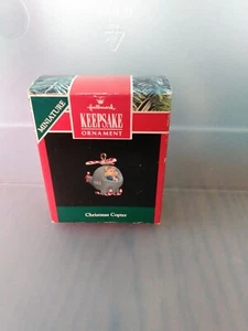 Hallmark Ornament Keepsake 1992 Christmas Copter, Miniature Vintage, damaged T19 - Picture 1 of 2