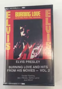 Elvis Presley Burning Love and Hits From His Movies Vol 2 1985 RCA Cassette Tape - Picture 1 of 5