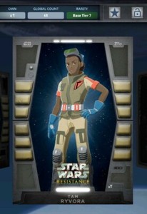 Topps Star Wars Card Trader - 2020 Tam Ryvora Imperial Gray Base Variant