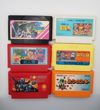 Nintendo Famicom 6 Game lot US Seller Nes Fc Dragon Spirit Yoshi's Cookie 