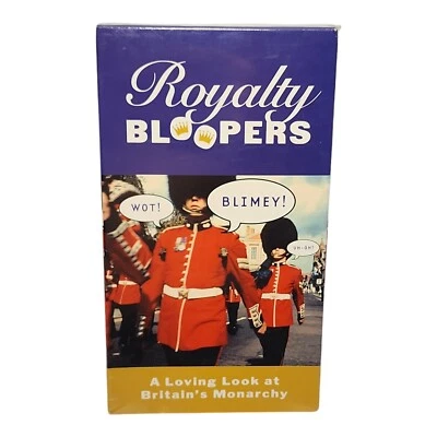 Royalty Bloopers VHS Time Life Video Comedy Royal Family 1999 New Factory Sealed - Image 1 of 4