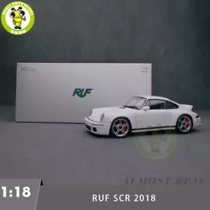 1/18 Almost Real 880203 Porsche RUF SCR 2018 White Diecast Model Toy Car - Picture 1 of 22