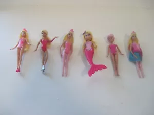 Mattel Fairytopia Barbie Mermaid Doll + Mini Barbies Lot - Picture 1 of 8