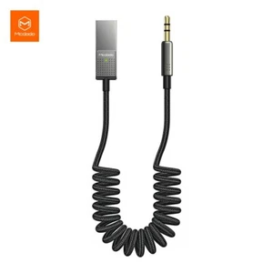 Mcdodo Bluetooth 5.1 Aux Adapter Wireless Car Receiver USB to 3.5mm Built-in Mic - Picture 1 of 12