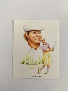1990 Imperial Publishing American Golfers UK #16 Payne Stewart - RARE ! - Picture 1 of 2