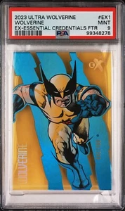 2023 Fleer Ultra EX Century Essential Credentials Future #92/100 Wolverine PSA 9 - Bild 1 von 2
