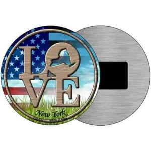 Love New York 3.5" Placa Imán Nevera Refrigerador Cocina Hogar Pared Puerta - Imagen 1 de 2