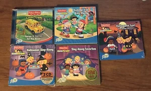 Kids CDs lot (7) educational halloween singalong summer road fisher price NEW - Bild 1 von 12
