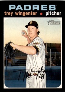 2020 Heritage High Number Base #625 Trey Wingenter - San Diego Padres!