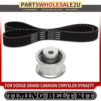 Kit de correa de distribución 2 piezas para Dodge Grand Caravan 1988 Plymouth Grand Voyager 2,5 L Foto 1 de 4