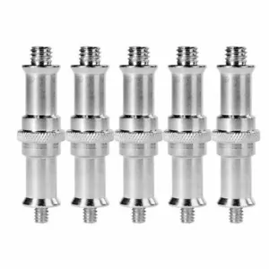 5 PIEZAS Adaptador de tornillo macho convertible de 1/4"" a 3/8"" perno para trípode soporte de luz - Imagen 1 de 4