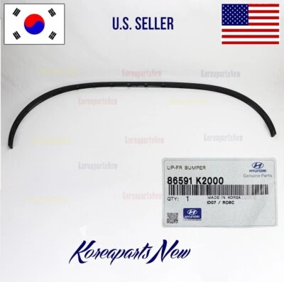 Front Bumper-Lower Spoiler Chin Lip Splitter ⭐OEM⭐ Hyundai Venue 2020-2025 - Изображение 1 из 3