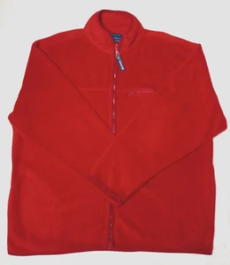 NEPUCA MENS PULLOVER JACKET SIZE 3XL RED FULL ZIP FLEECE ZIPPER Please Read - Picture 1 of 12