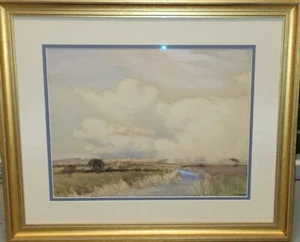 HOWARD PENTON ORIGINAL WATERCOLOR PAINTING ENGLISH Landscape Listed Artist  - Picture 1 of 12