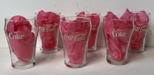 (6) Vintage Coca-Cola/Coke Soda Fountain Bell Glasses 4" x 2.5" 4 Same 2 Same - Picture 1 of 4