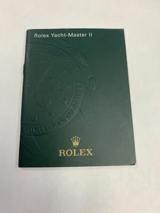 Genuine Rolex Yacht-Master II Dark Green Booklet 600.72 Eng – 12.2007  Old Style - Picture 1 of 6