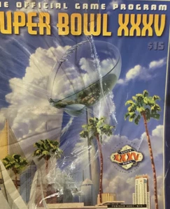 Super Bowl Official Game Program Superbowl XXXV Magazine AFC US NFC The NFL Cham - Picture 1 of 7