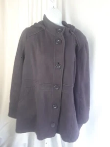 St Johns Bay hoodie Xl Womens Big Button thick D1 - Picture 1 of 3