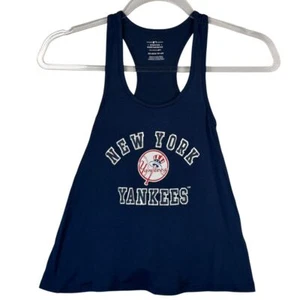 Canotta MLB New York Yankees Racerback senza maniche XS bambini swing baseball fluido - Foto 1 di 7