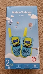 Walkie Talkies T-388 2 Way Radio Toy With Backlight LCD Flashlight (2 Piece Set) - Picture 1 of 6