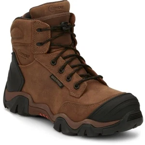 Chippewa Hombres Cross Terrain 6 pulgadas WP CT Senderista Bourbon Marrón Cuero Botas de Trabajo - Imagen 1 de 8