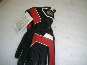 Motorradhandschuhe Held schwarz rot weiß Größe 8,5 - Picture 1 of 1