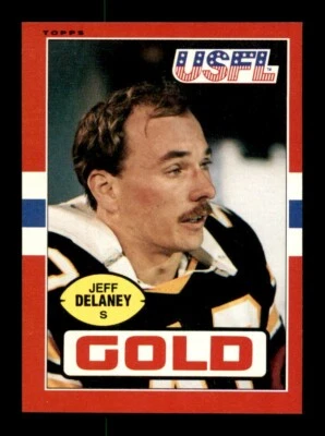 1985 Topps USFL #30 Jeff Delaney NEAR MINT *7j - Image 1 of 2