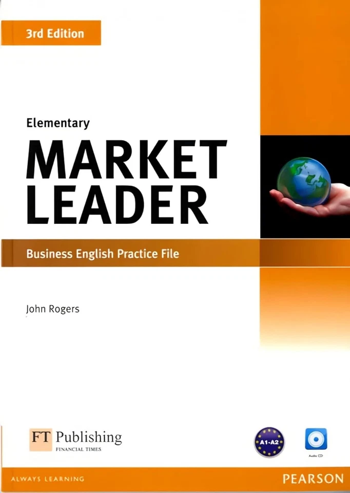 Pearson MARKET LEADER ELEMENTARY Business English PRACTICE FILE w Audio CD @ NEW - Image 1 of 1